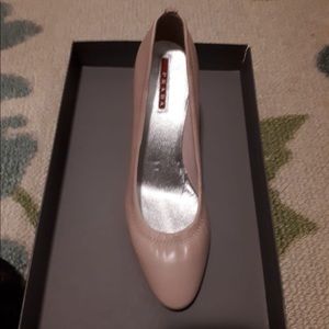 Prada beige heels